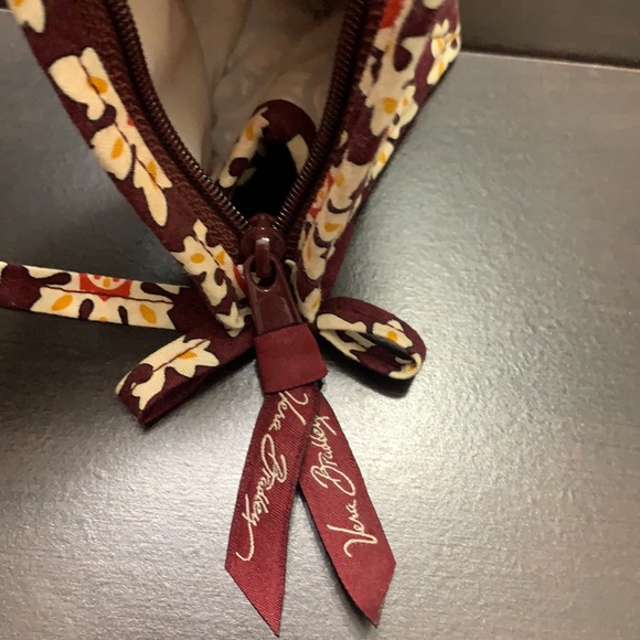 Vera Bradley BLUSH & BRUSH MAKEUP CASE travel medium cosmetic bag - Picture 3 of 7